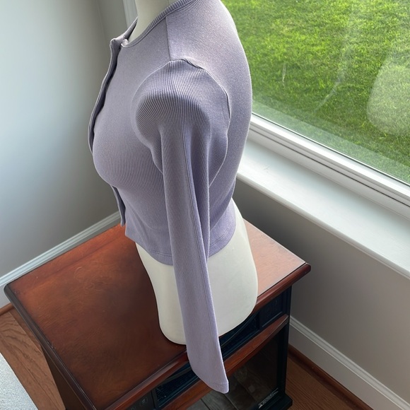 Outdoor Voices NWT Cozy Rib Cropped Cardigan small - Picture 6 of 6